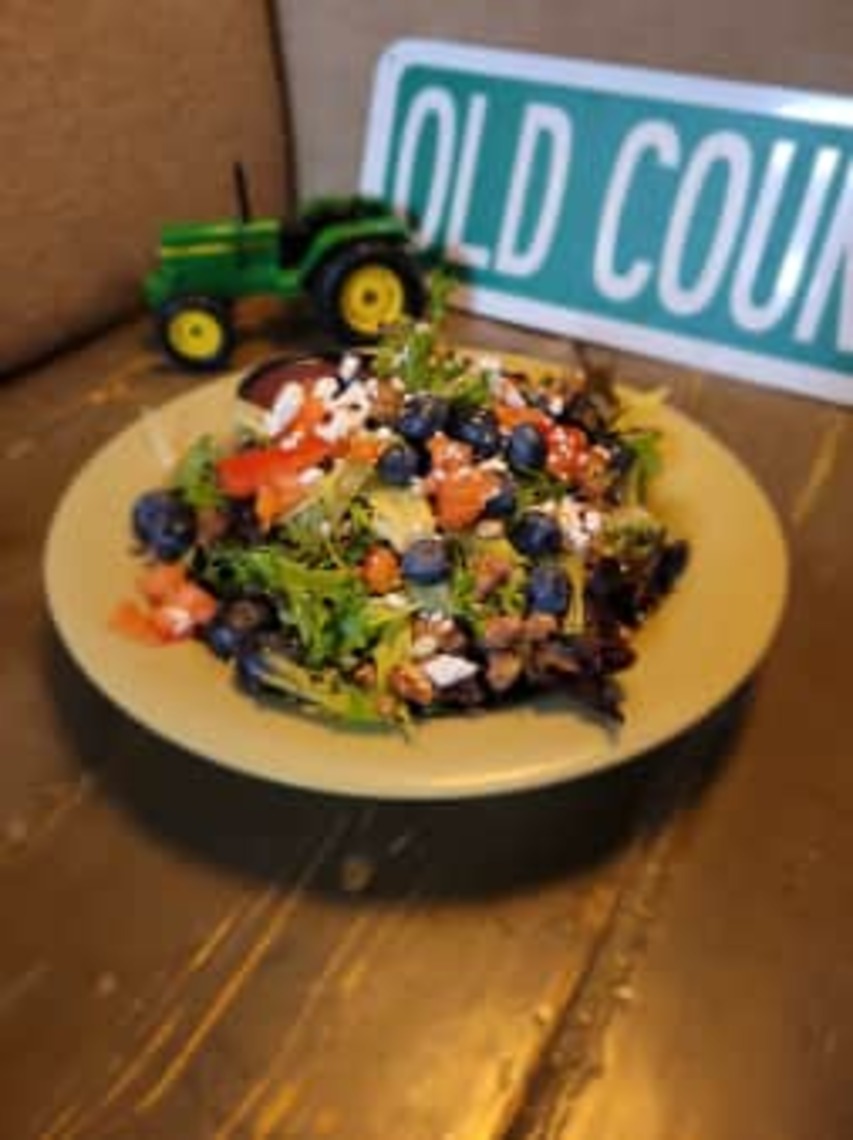 Order Wild blueberry Salad. food online from Old Country Place store, Canton on bringmethat.com