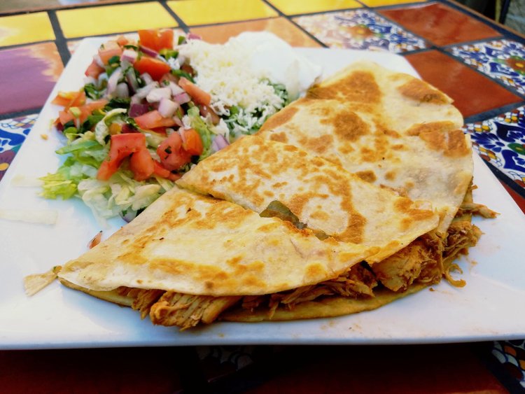 Order Grilled Chicken Quesadilla food online from Cinco de Mayo store, Columbia on bringmethat.com