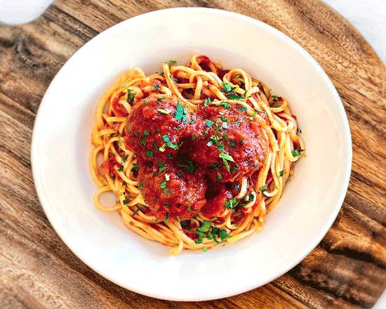 Order LINGUINE & MEATBALLS food online from Amici's store, San Francisco on bringmethat.com