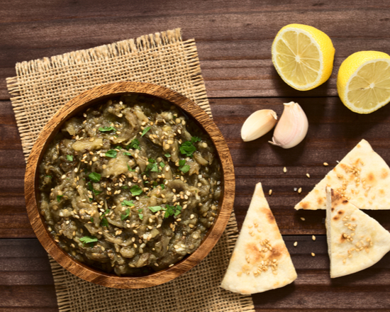 Order Baba Ghanoush food online from Halal Chicken Gyros Co store, Fremont on bringmethat.com