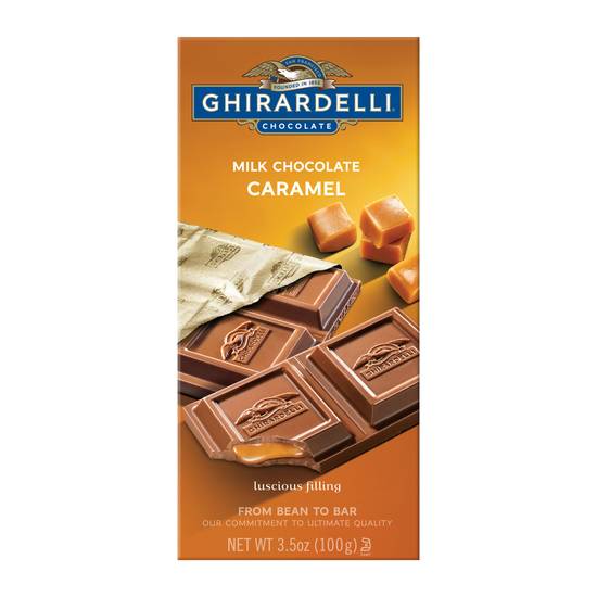 Order Ghirardelli Chocolate Squares Milk & Caramel (3.5 oz) food online from Rite Aid store, Eugene on bringmethat.com