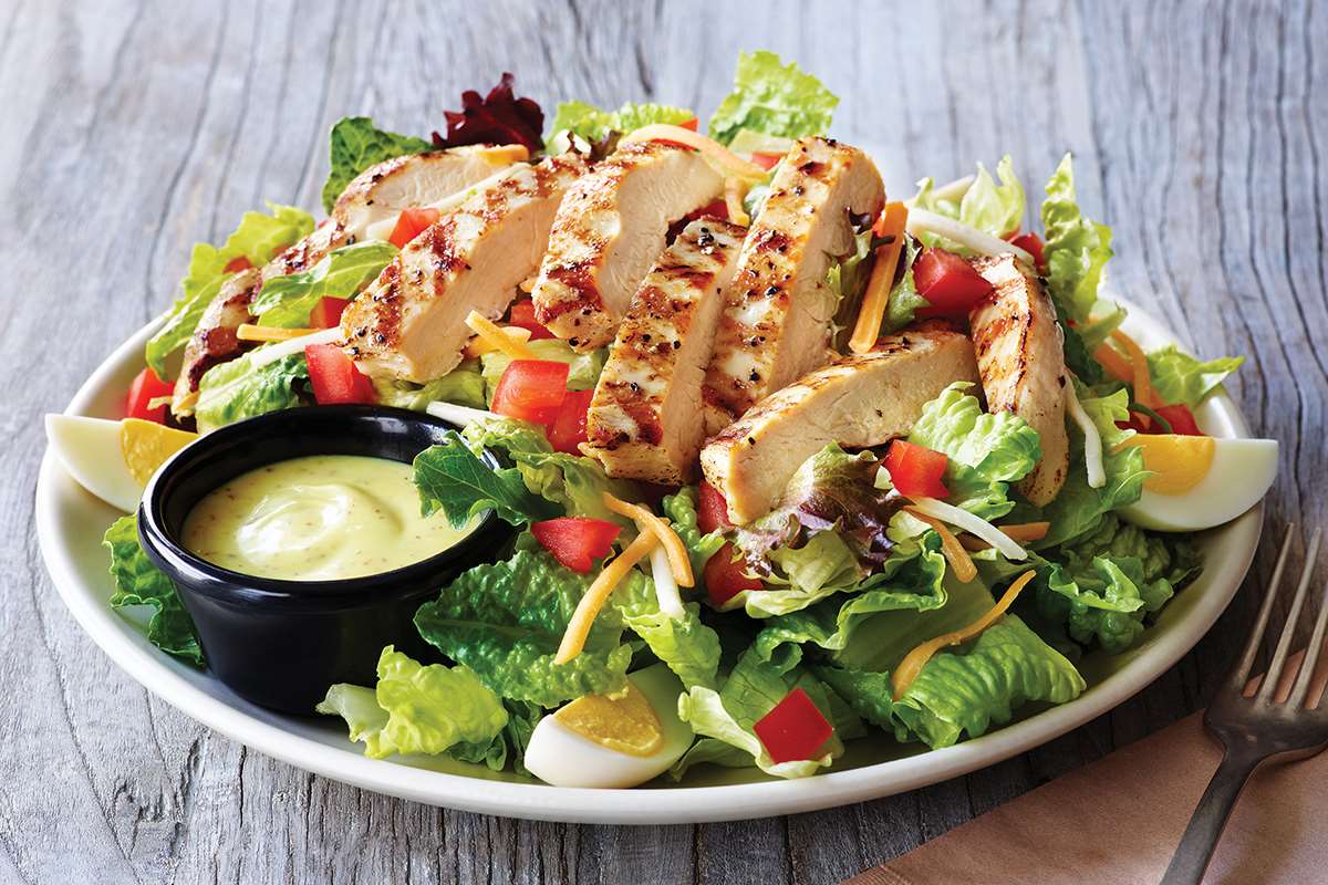Order Grilled Chicken Salad food online from America Best Wings store, Henrico on bringmethat.com