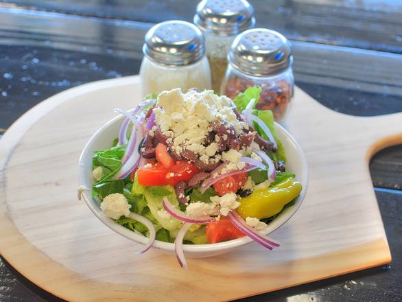 Order 3. Greek Salad food online from Pacific Pizza store, Poway on bringmethat.com