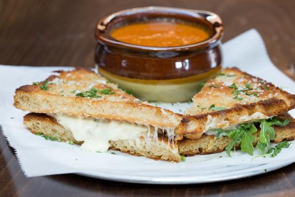 Order Grilled Cheese Combo (VT) food online from The Couch Tomato Cafe store, West Chester on bringmethat.com