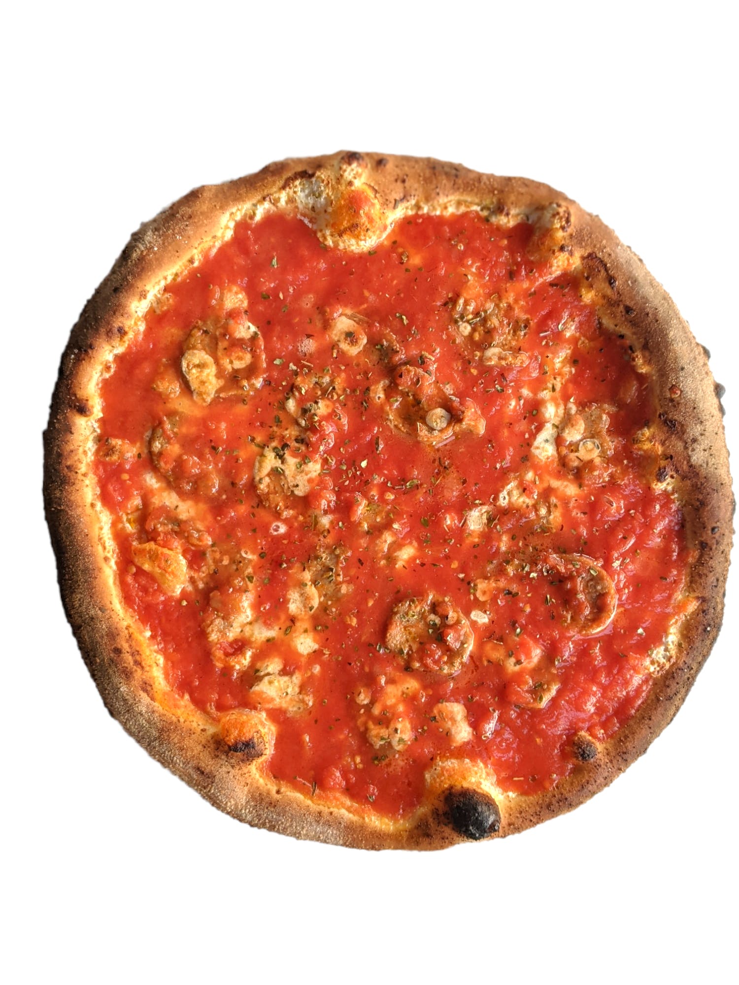 Order Marinara Pizza - 12'' food online from Mangia Macrina's Wood Fired Pizza store, Little Falls on bringmethat.com