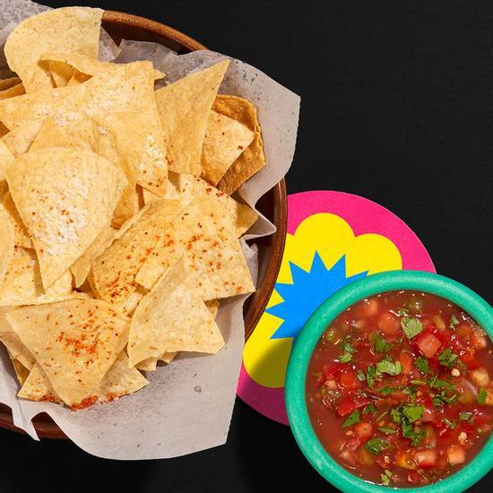 Order Chips and Salsa food online from Feisty Burrito Bowls | Mexican store, Lakewood on bringmethat.com