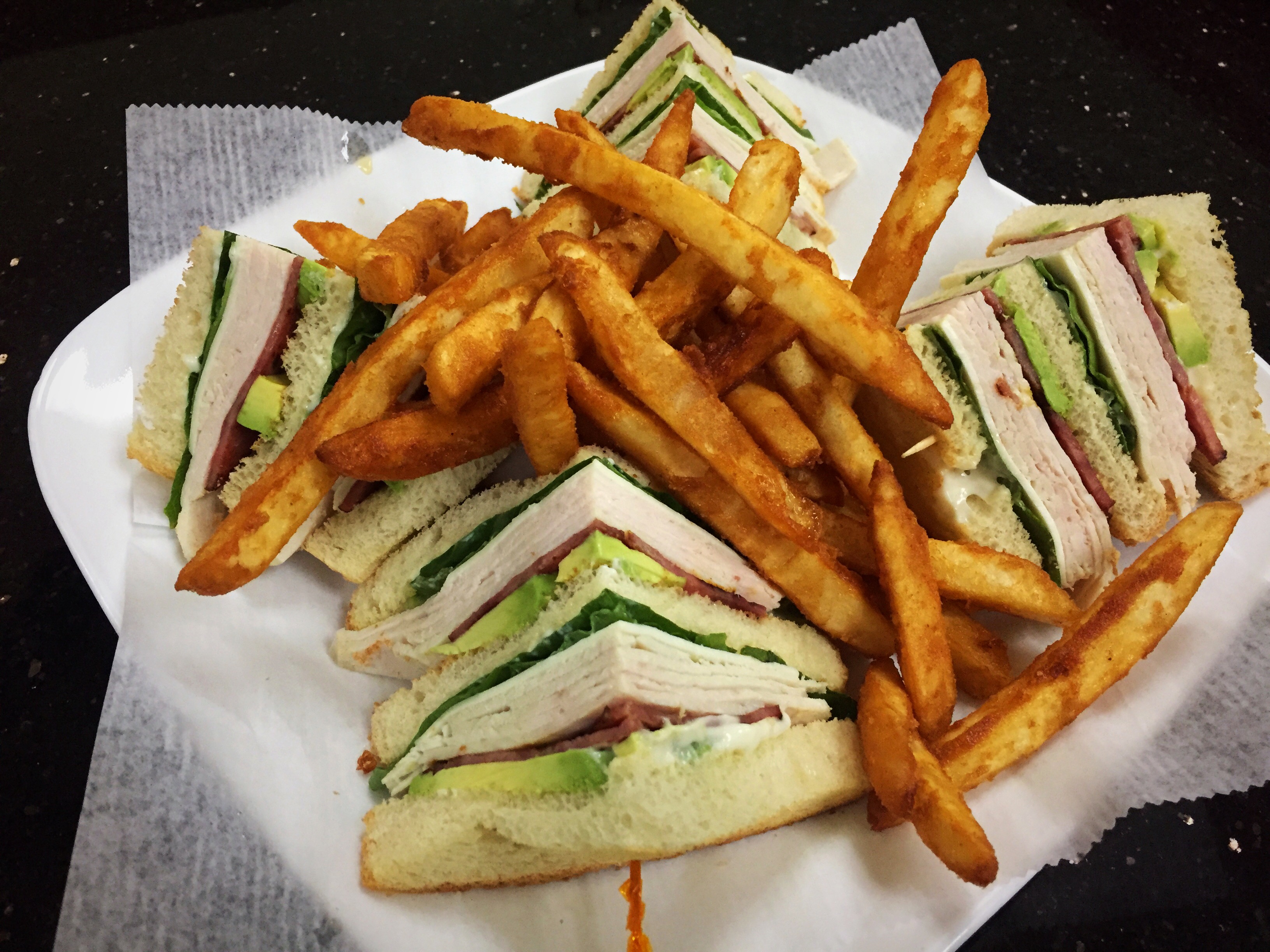 Order Home Roasted Turkey Club food online from Healthy Garden & Gourmet Pizza store, Moorestown on bringmethat.com