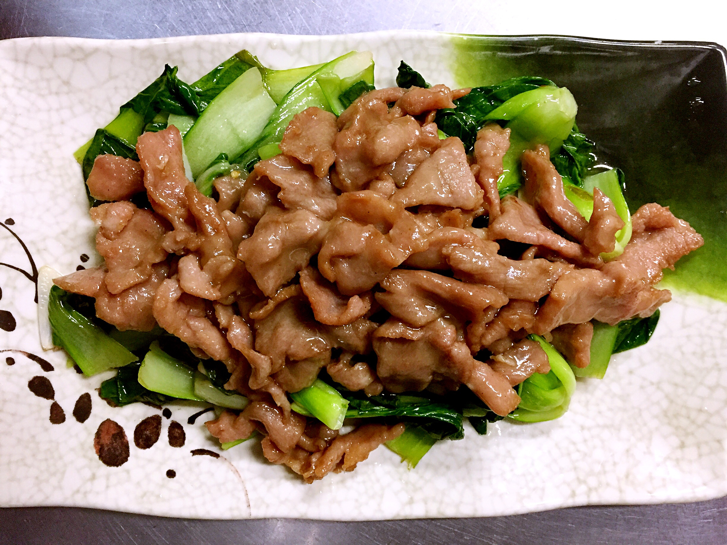 Order Sauteed Baby Bok Choy and Pork food online from No.1 chinese restaurant store, New York on bringmethat.com