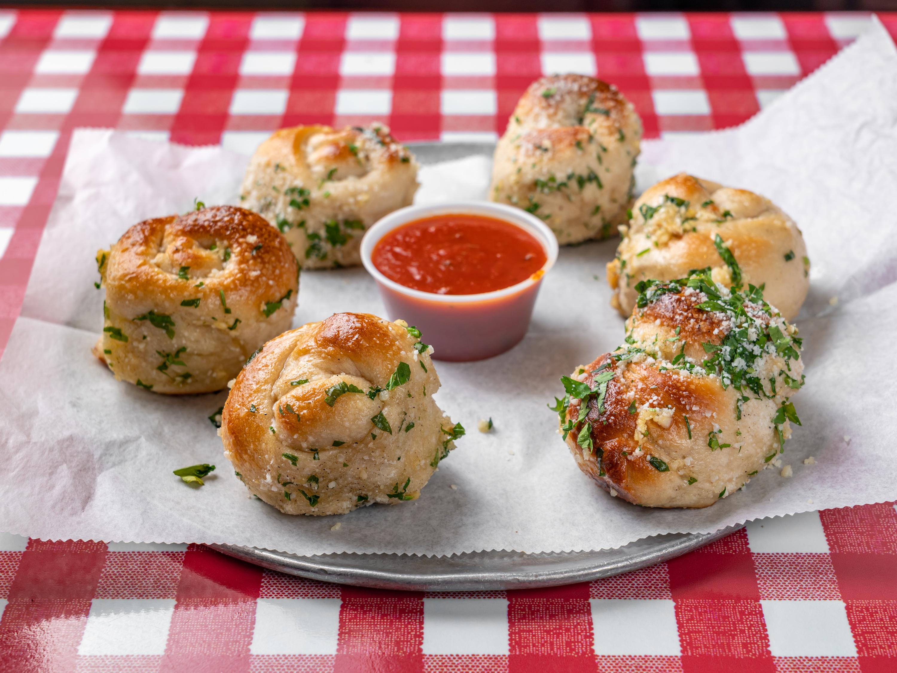 Order Garlic Knots food online from Anthony Francos Pizza store, Ramsey on bringmethat.com