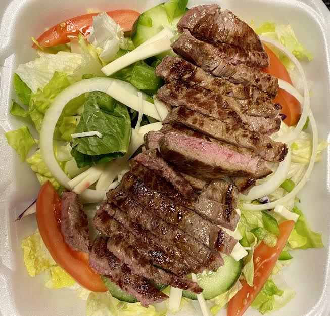 Order Steak Salad food online from Liberty Family Restaurant store, Rochester on bringmethat.com