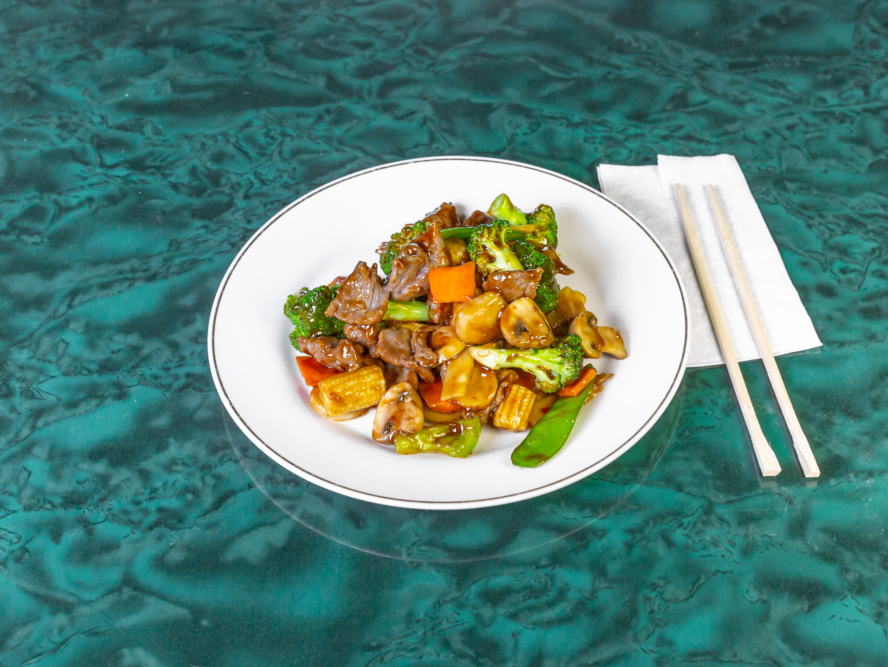 Order S17. Hunan Beef food online from Peking Restaurant store, Covington on bringmethat.com