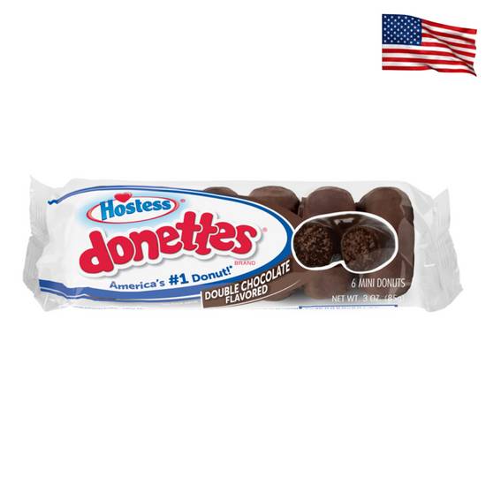 Order Hostess Double Chocolate Flavoured Donettes food online from Anderson Convenience Markets #140 store, Omaha on bringmethat.com