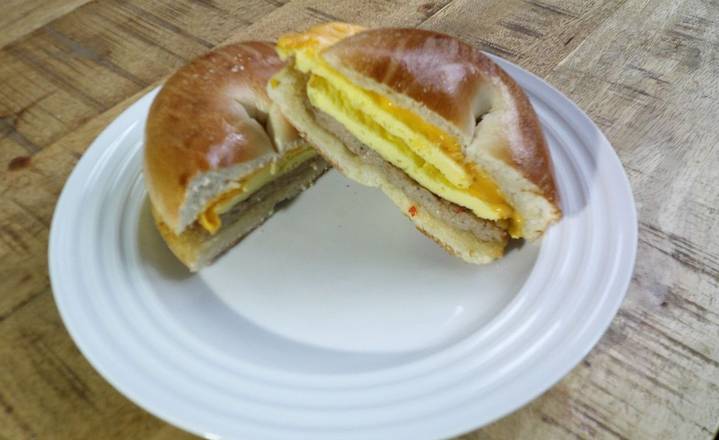 Order Sausage Egg Cheese Sandwich food online from Grounds Central Station store, Manassas on bringmethat.com