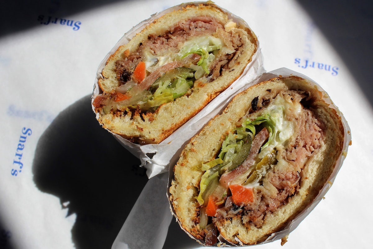 Order Prime Rib & Provolone Cheese food online from Snarf's store, Austin on bringmethat.com