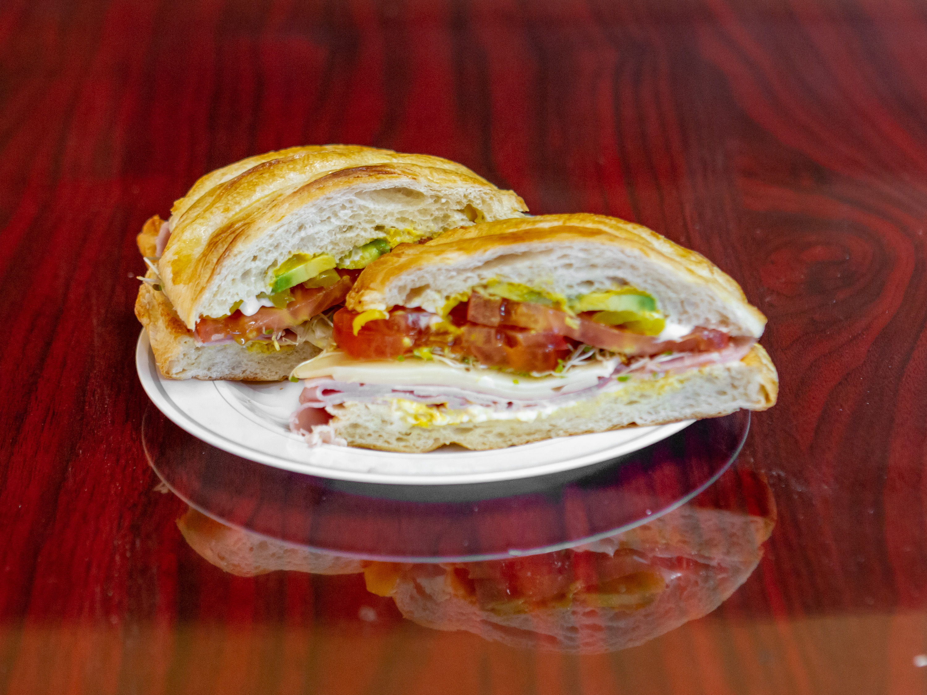 Order 11. Ham & Cheese Croissant food online from House Of Bagels store, Campbell on bringmethat.com