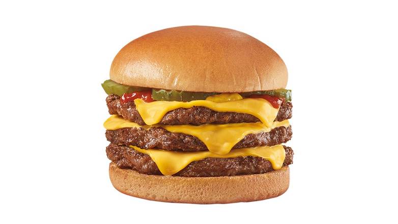 Order Original Cheeseburger 1/2lb* Triple food online from Dairy Queen Grill & Chill store, Gettysburg on bringmethat.com