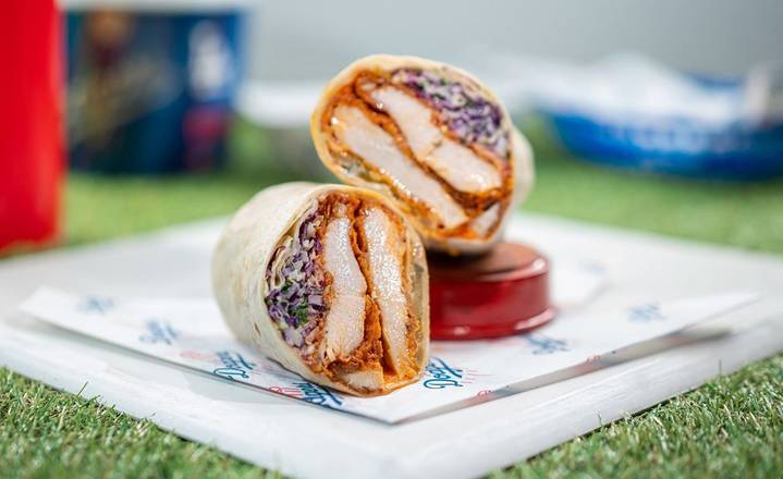 Order Buffalo Chicken Wrap food online from Dodgers Home Plates store, Burbank on bringmethat.com