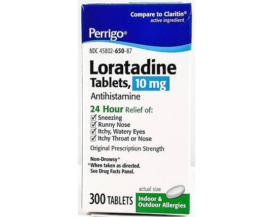 Order Loratadine - (Generic Claritin) - 300 Tablets food online from East Cooper Family Pharmacy store, Mt Pleasant on bringmethat.com