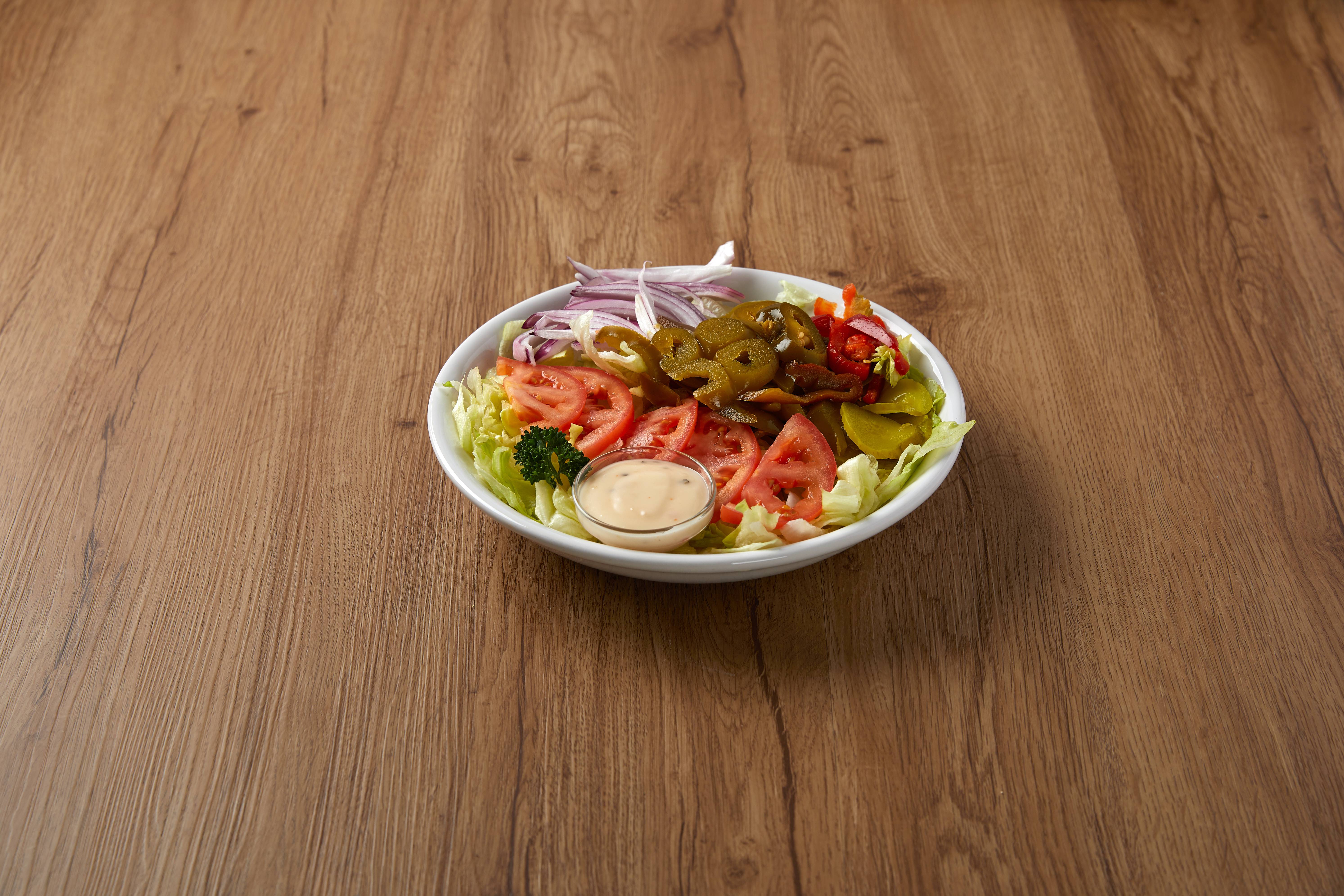 Order Tossed Salad food online from Margherita Pizza store, Philadelphia on bringmethat.com