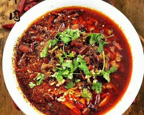 Order Boiled Spicy Beef (水煮牛肉) food online from Chef Chuan store, Irvine on bringmethat.com