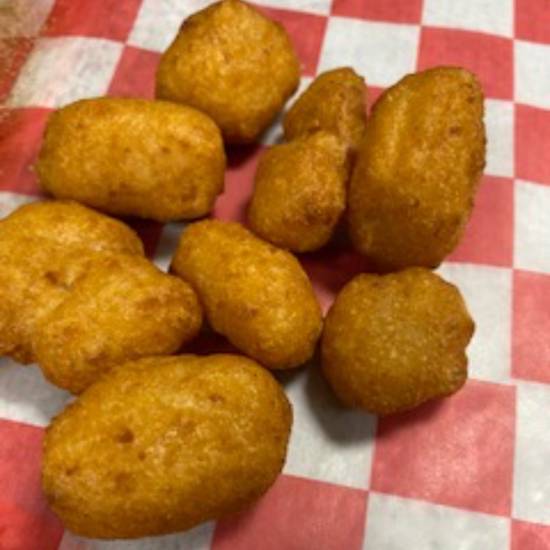Order Cheese Curds (Small 3 oz) food online from Broke, High, Hungry store, Chicago on bringmethat.com
