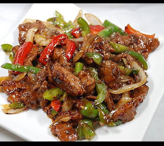 Order Black Pepper Chicken food online from Lee Garden Restaurant store, San Leandro on bringmethat.com
