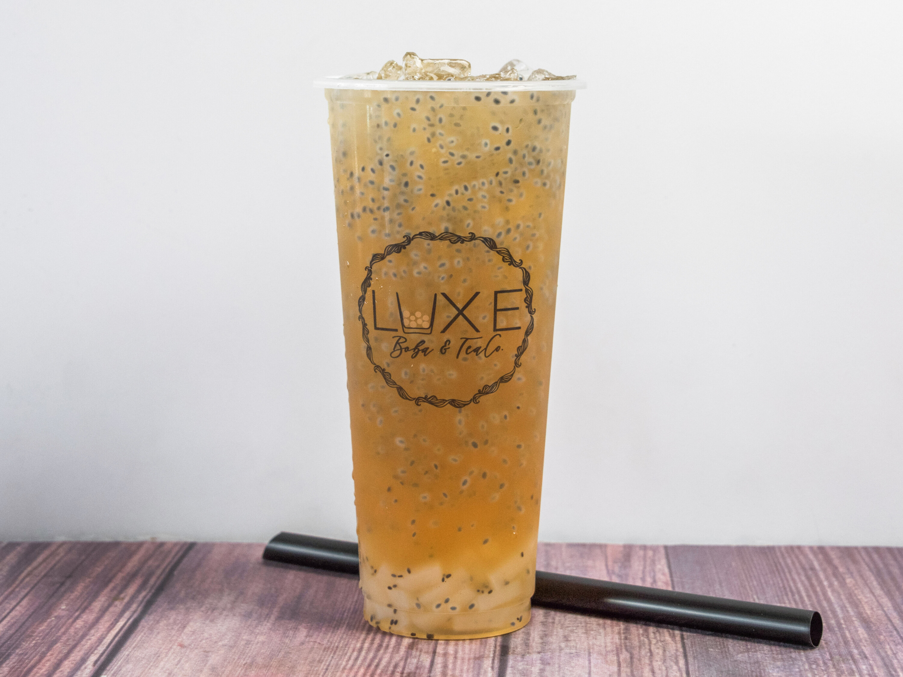 Order Lychee Bomb food online from Luxe Boba & Teaco store, San Diego on bringmethat.com