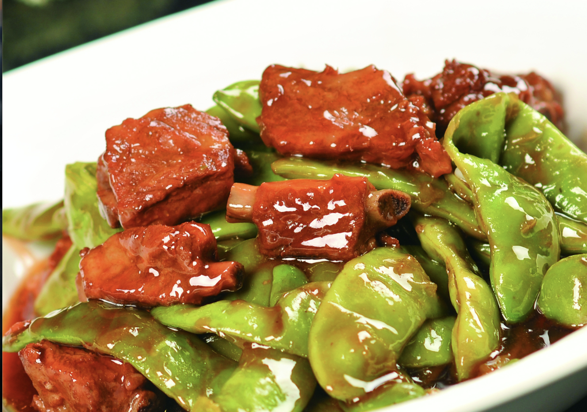Order Braised Pork Ribs with Kidney Beans food online from Northern Cafe store, Temple City on bringmethat.com