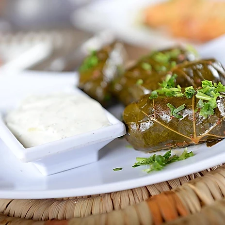 Order Dolmades food online from Pom & Olive store, Costa Mesa on bringmethat.com