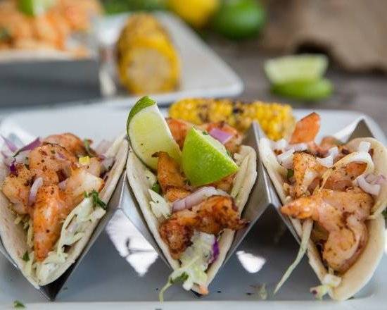 Order Grilled Shrimp Tacos food online from Don's Seafood Hut store, Metairie on bringmethat.com