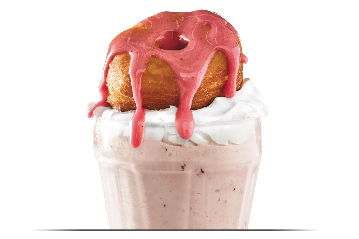 Order NEW! Strawberry Shortcake Milkshake food online from Red Robin store, Fayetteville on bringmethat.com