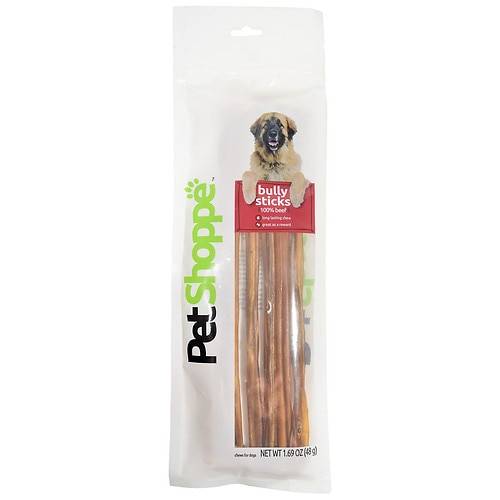 Order PetShoppe Premium Bully Sticks 10 in - 1.69 oz food online from Walgreens store, Green Cove Springs on bringmethat.com