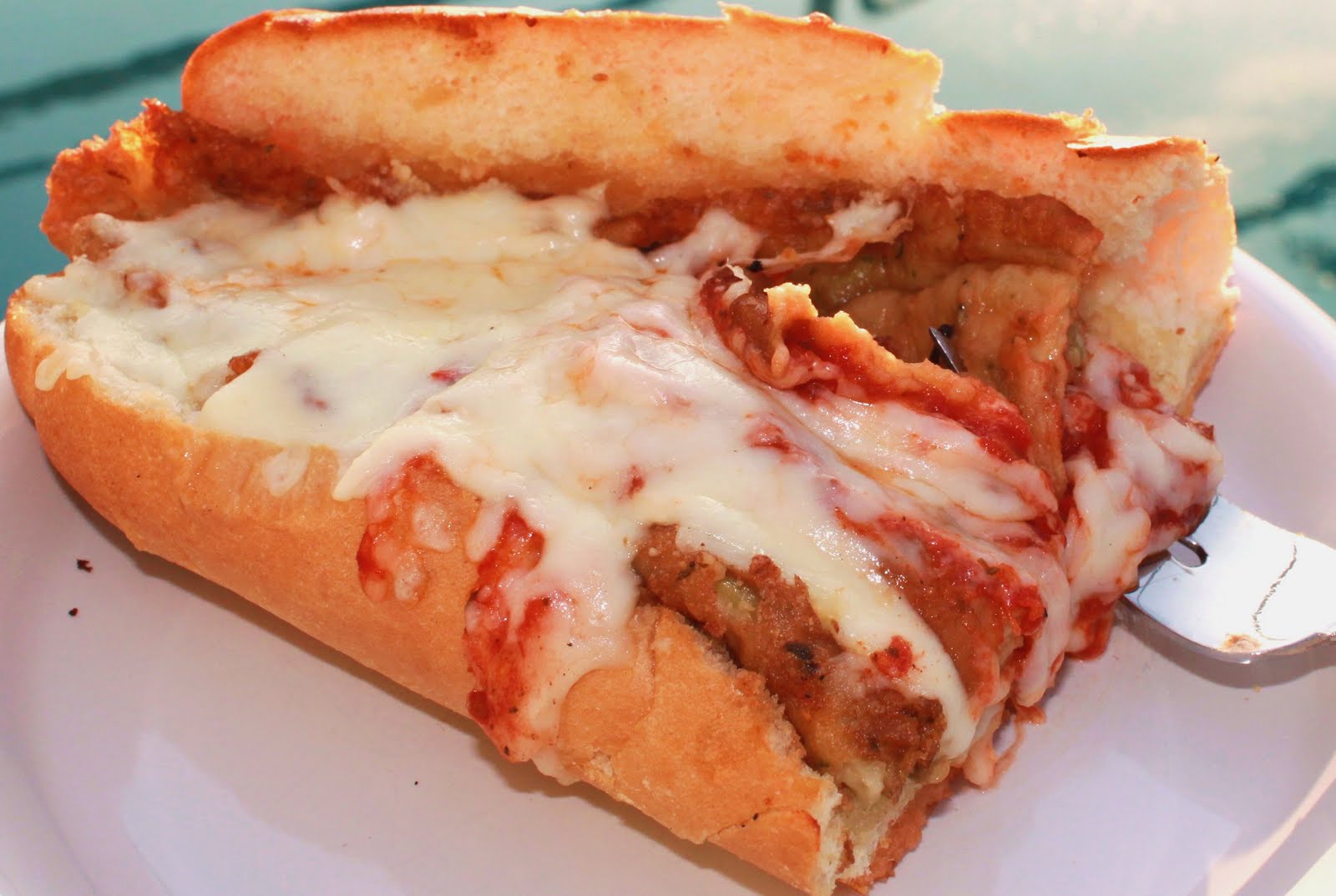 Order Eggplant Parmesan Sandwich food online from Pedone Pizza store, Hermosa Beach on bringmethat.com