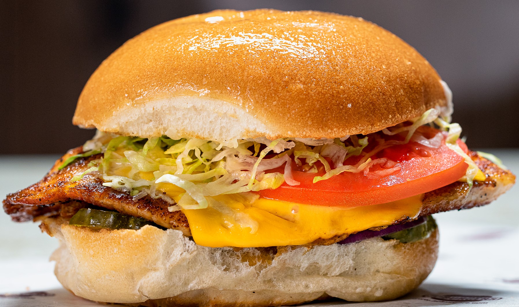 Order 16. Halal Teriyaki Chicken Burger food online from 30 Burgers store, Rutherford on bringmethat.com