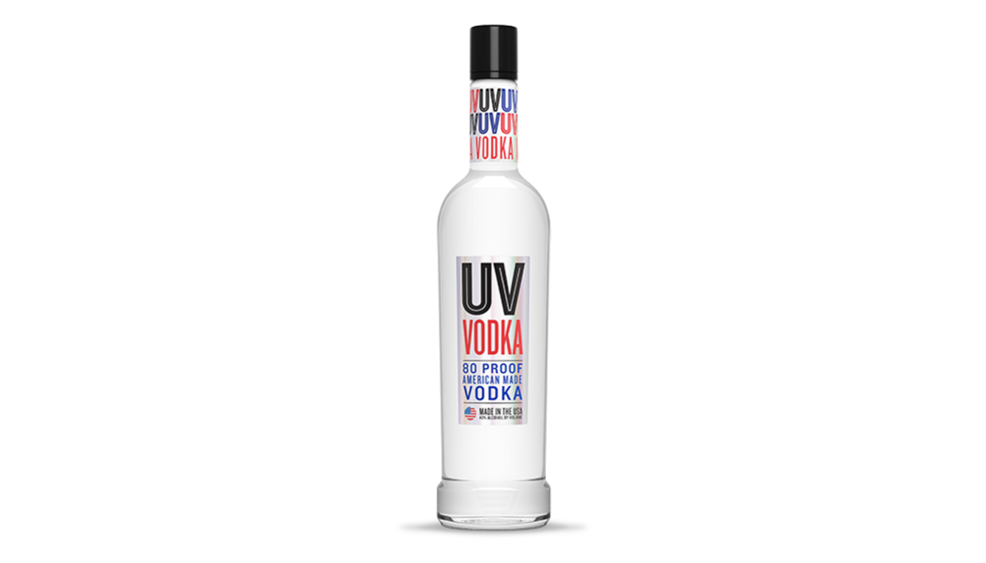Order UV Vodka 375mL food online from Newbury Wine & Spirits store, Newbury Park on bringmethat.com