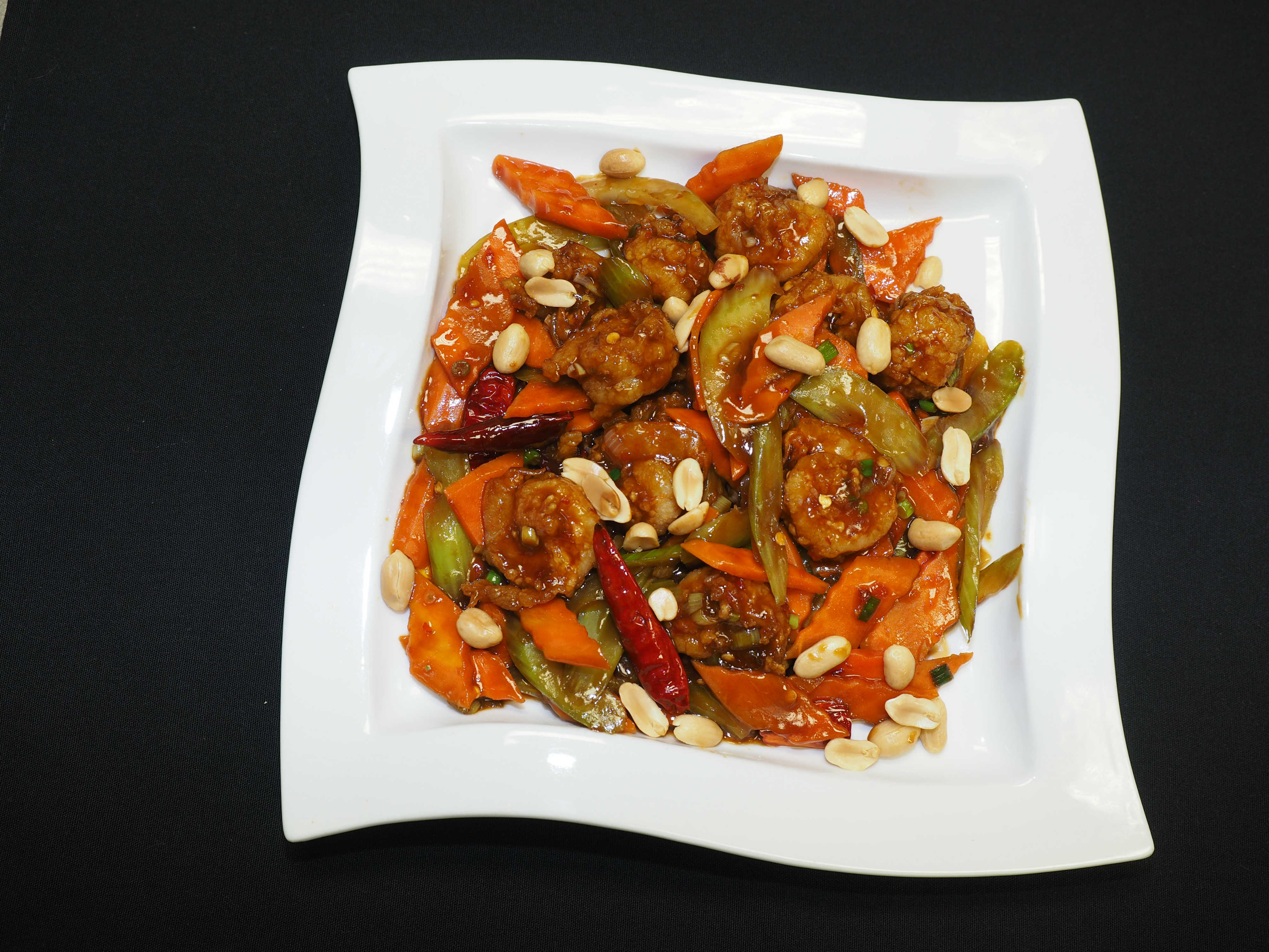 Order Kung Pow Shrimp food online from Ginger Zing store, Mesa on bringmethat.com