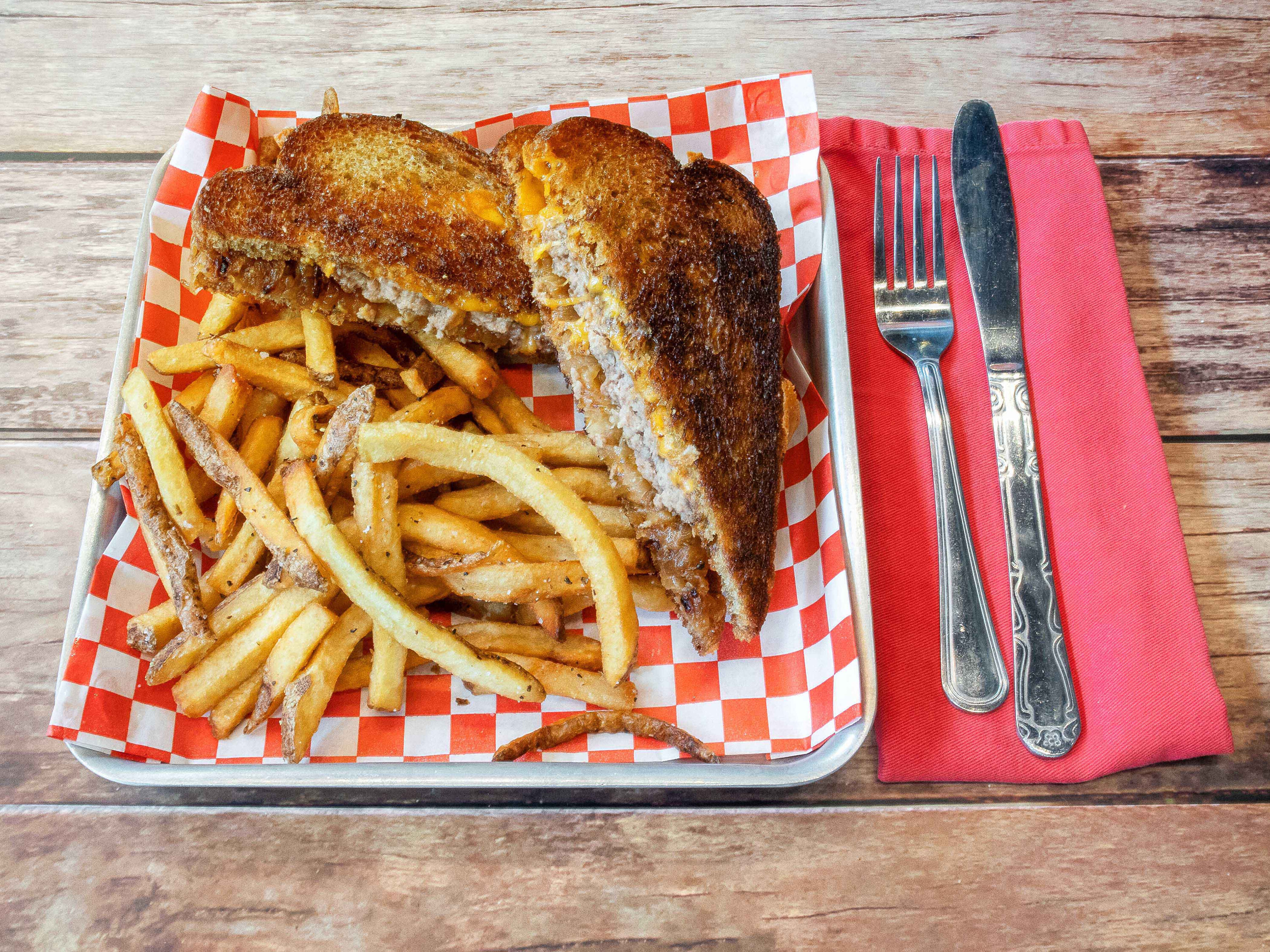 Order Patty Melt  food online from The Greyhound Bar & Grill store, Glendale on bringmethat.com