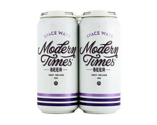 Order MODERN TIMES SPACE WAYS 4PK-16OZ CANS food online from Pit Stop Liquor Mart store, El Monte on bringmethat.com