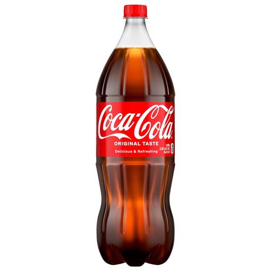 Order Coca-Cola · Classic Soda (67.6 fl oz) food online from Mesa Liquor store, Mesa on bringmethat.com