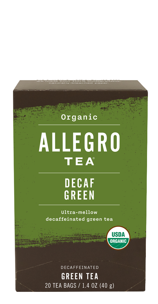 Order Organic Decaf Green Tea food online from Allegro Coffee Company store, Greensboro on bringmethat.com