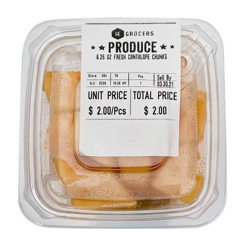 Order Cantaloupe Chunks (around 6 oz) food online from Winn-Dixie store, Quincy on bringmethat.com