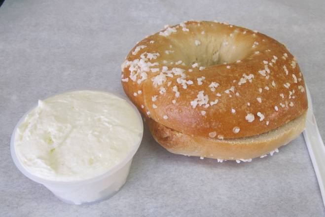 Order Bagel with Spread food online from Saratoga Bagels store, Saratoga on bringmethat.com