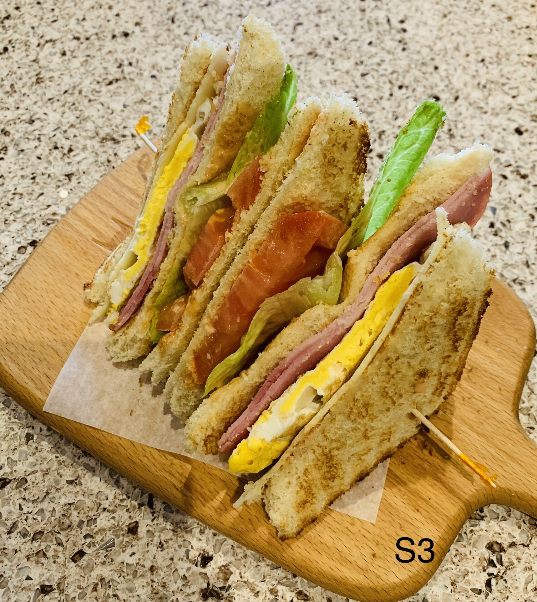 Order Club Sandwich food online from Honey Honey Cafe store, Malden on bringmethat.com