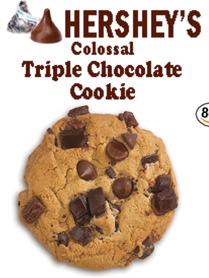 Order Hershey's Triple Chocolate Chunk Cookie food online from Captain’s Curbside Seafood store, Trappe on bringmethat.com