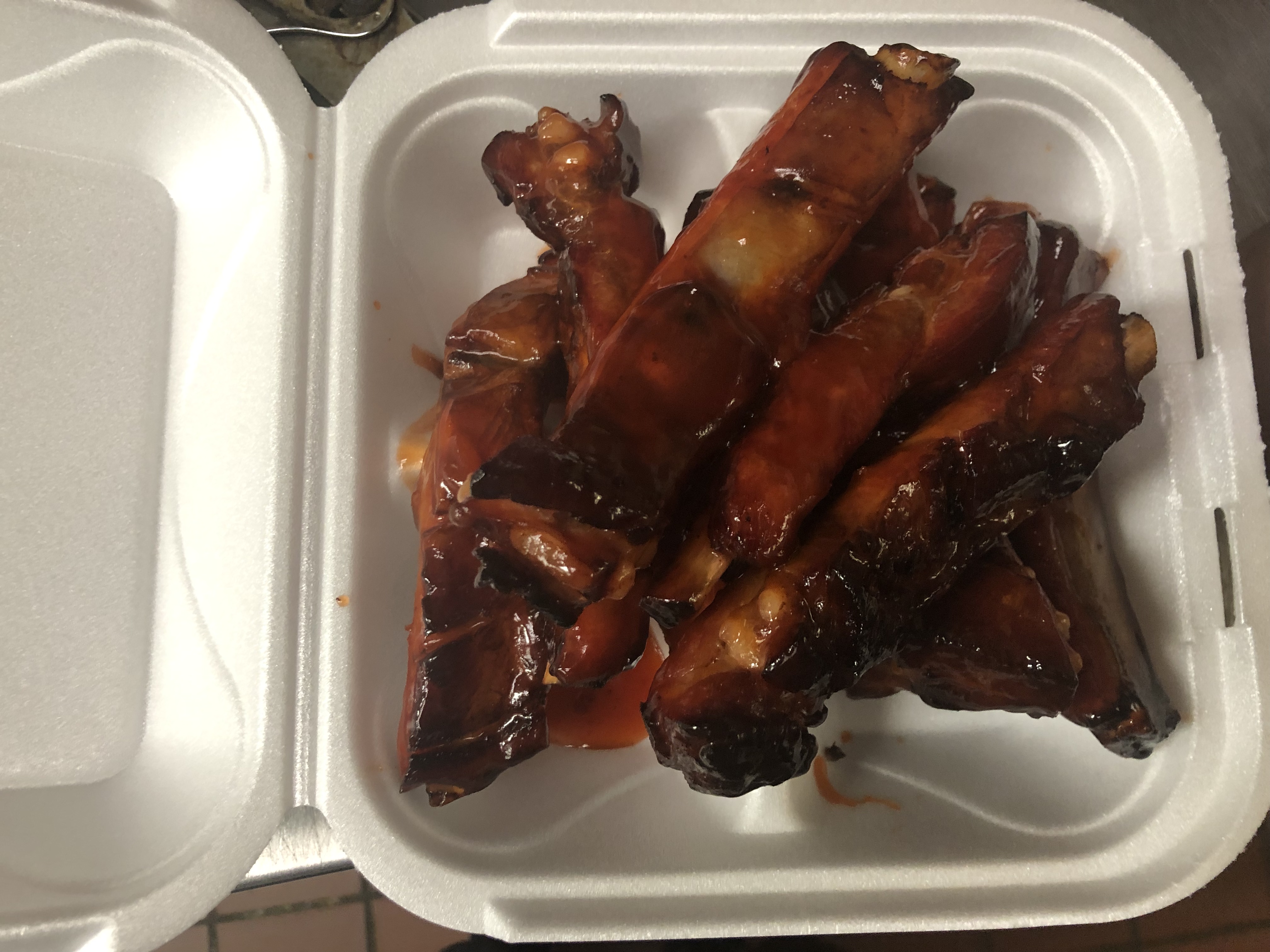 Order A08. Large Barbecued Spare Ribs food online from Golden China store, Canton on bringmethat.com