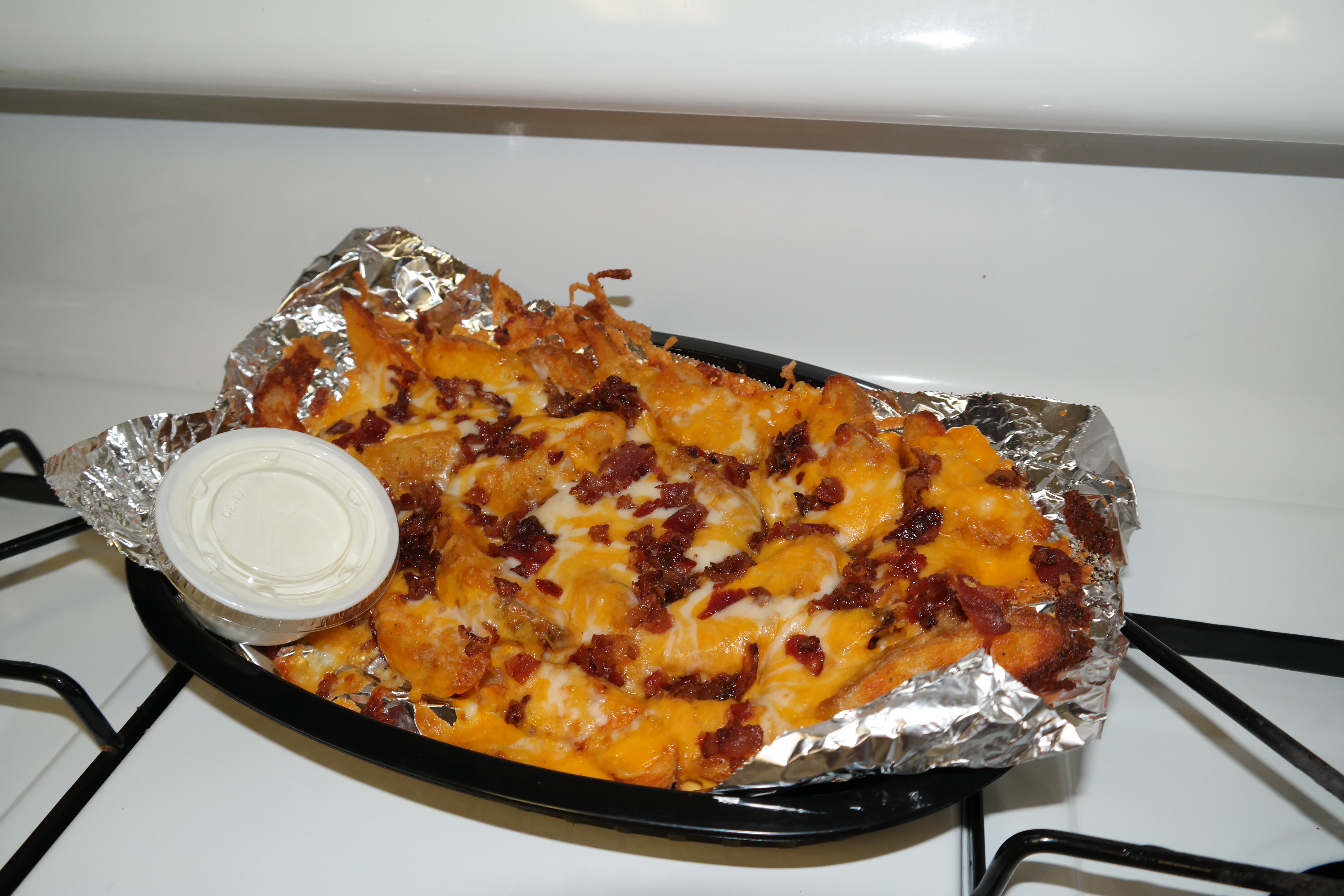 Order Loaded Cheese Fries food online from Powerhouse Pizza store, Camden on bringmethat.com