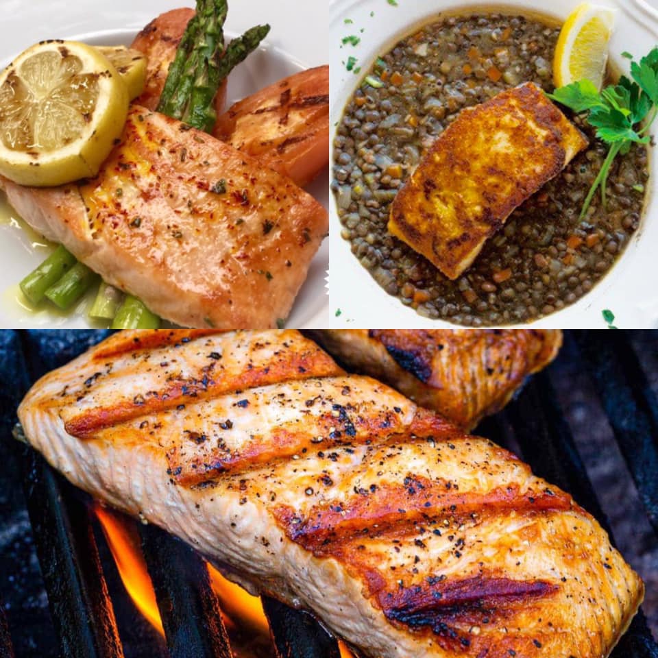 Order Grilled Salmon food online from Mirani's at Home store, Winnetka on bringmethat.com
