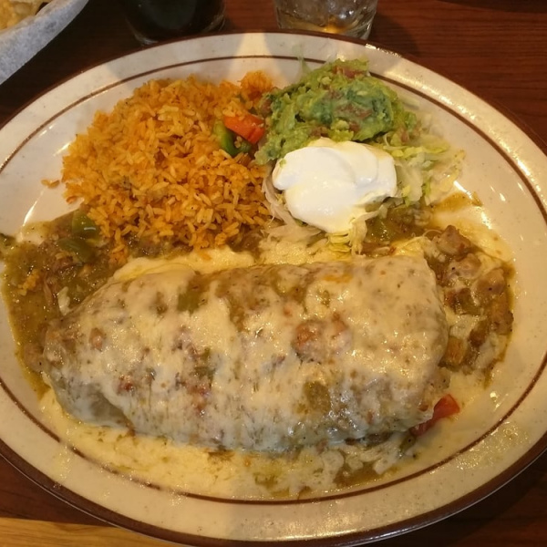 Order Smothered Burrito food online from Los Cucos Mexican Cafe - Sandy, Utah store, Sandy on bringmethat.com