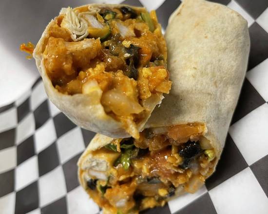 Order Buffalo Chicken Wrap food online from Garage Bar Willoughby store, Willoughby on bringmethat.com