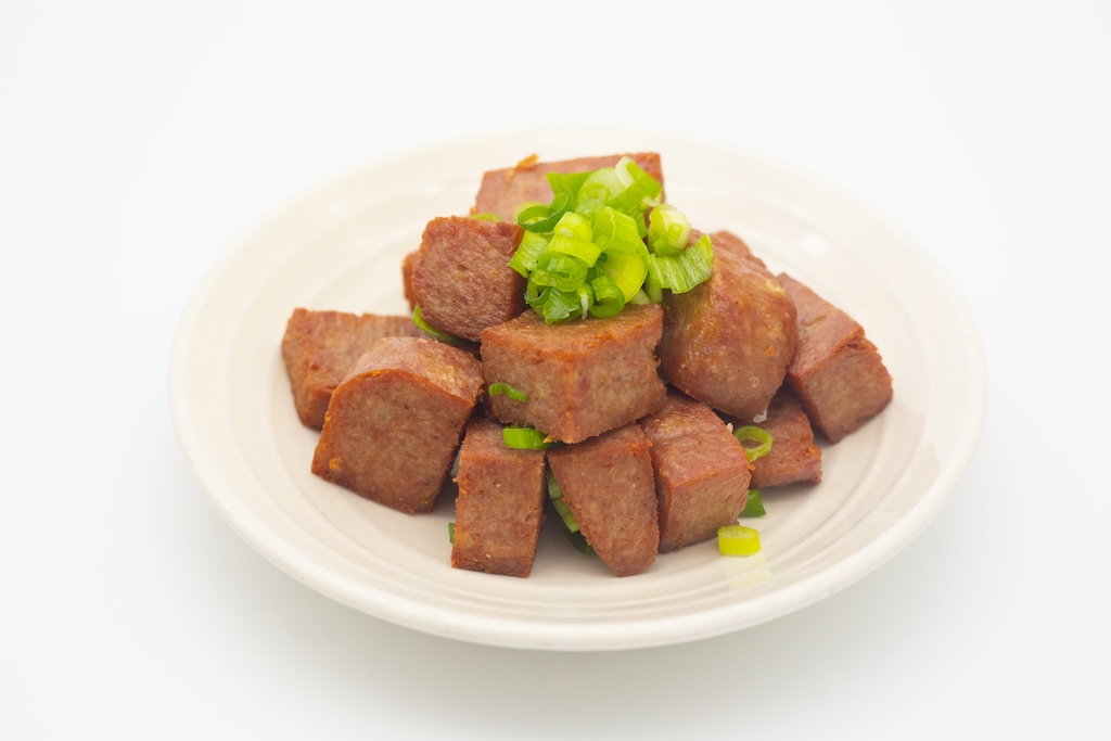Order Side of Spam food online from Sup Noodle Bar store, Buena Park on bringmethat.com